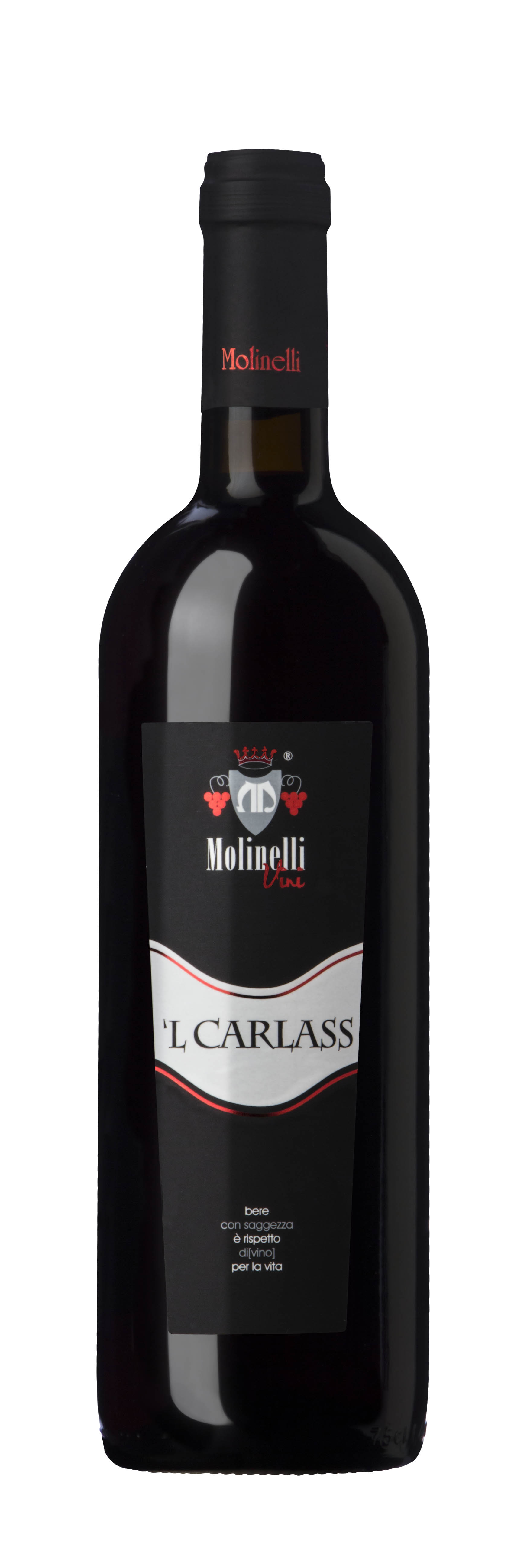 VINO ROSSO FERMO 'L CARLASS - Molinelli Vini